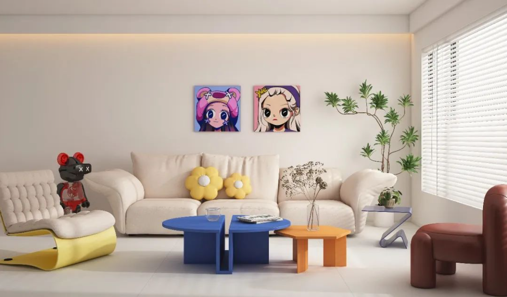 色彩繽紛 | 一個會釋放 “多巴胺”的客廳，這種快樂誰懂？