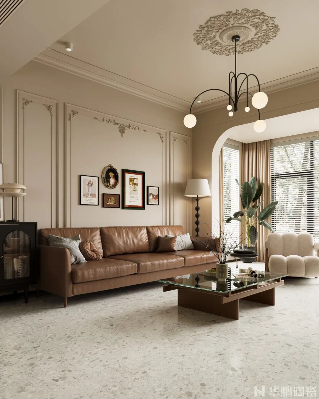 法式復古風 時光沉淀的家 | 華鵬陶瓷演繹優雅格調的詩意棲居